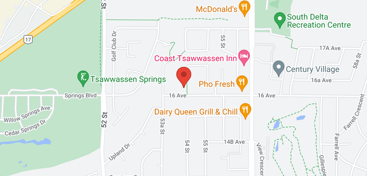 map of 5411 16TH AVENUE